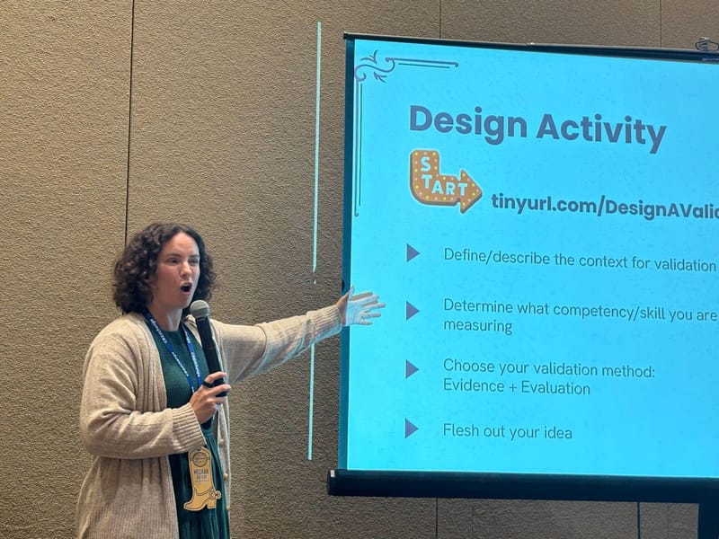 A session in progress at Badge Summit 2026
